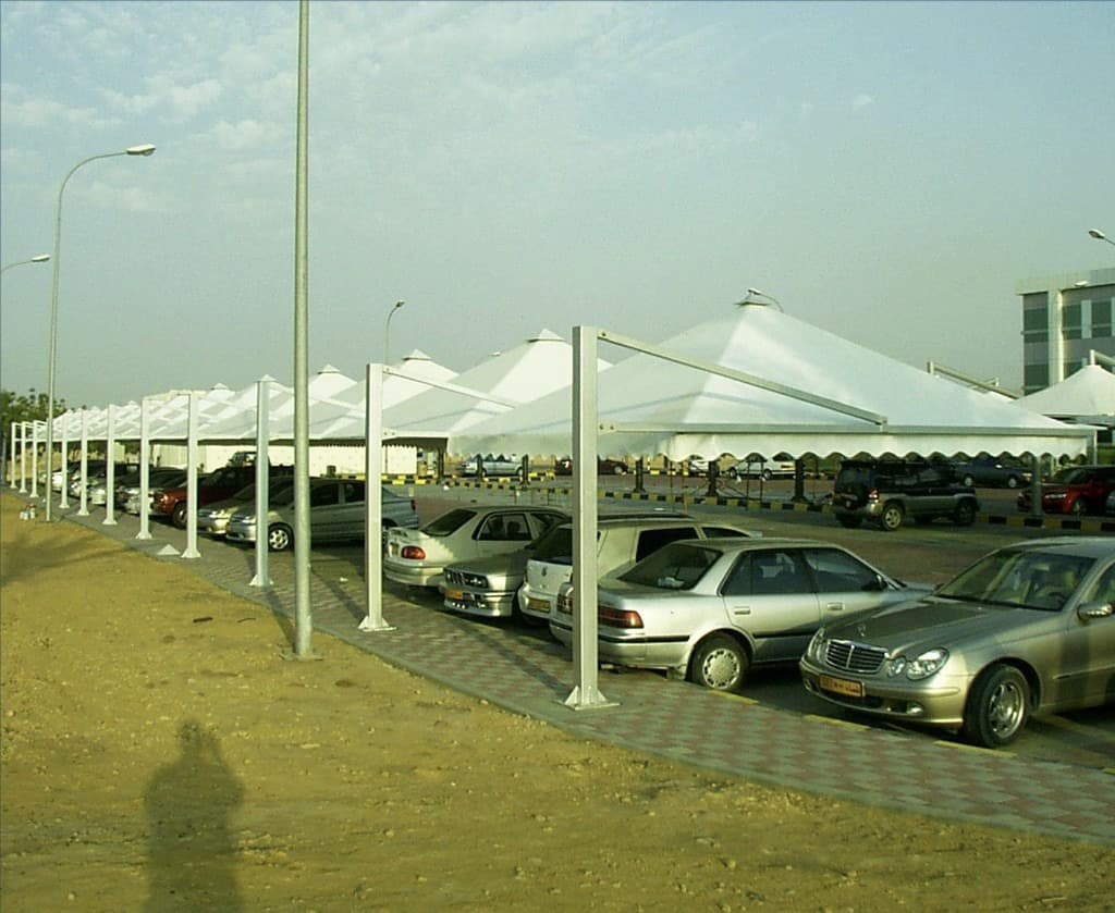 Car Parking at Rusail Industrial Area, Oman