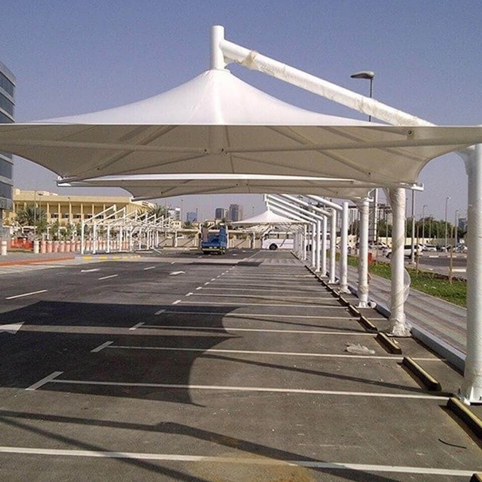 Unipole Car Parking Shade
